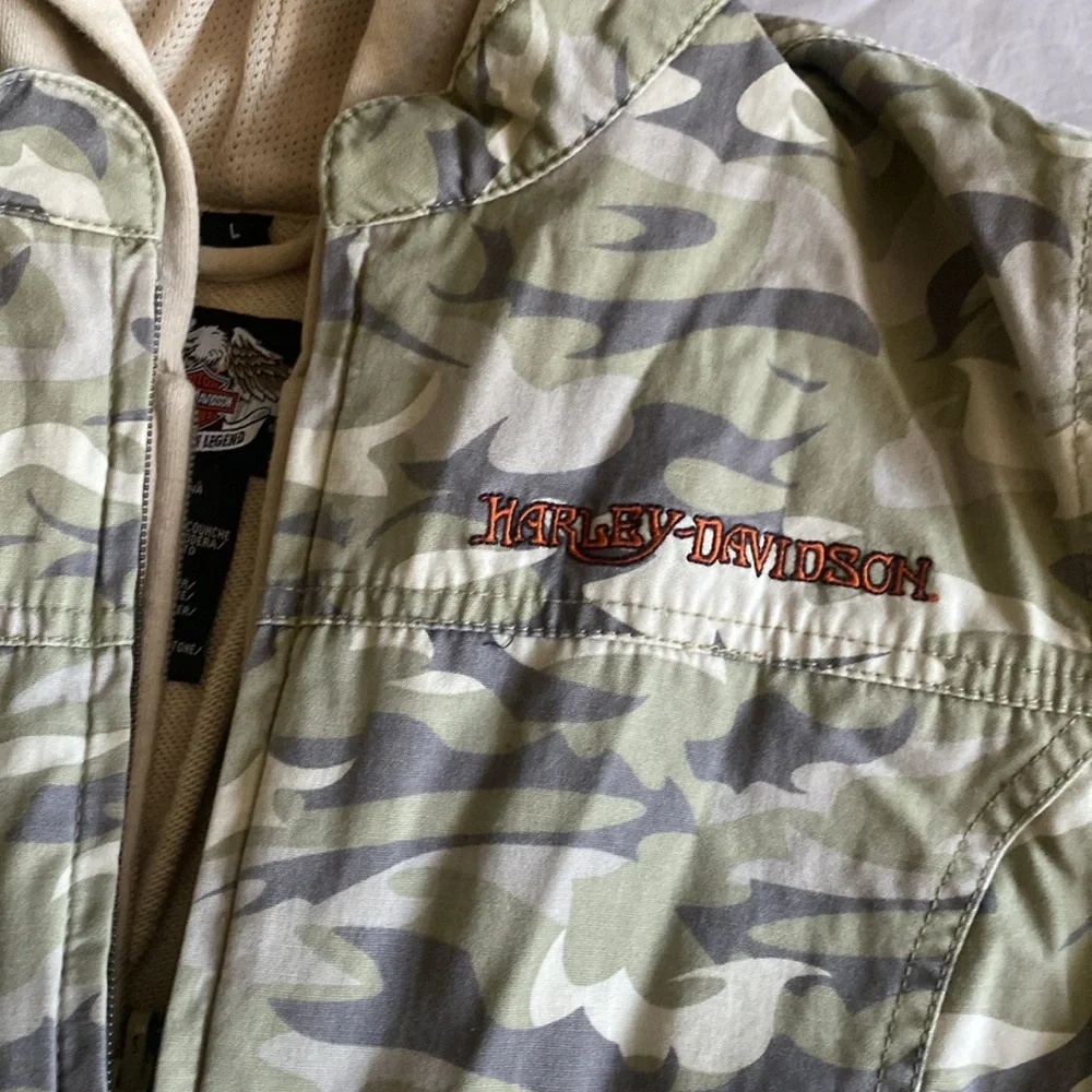 Harley Davidson women’s 2-1 jacket large - Picture 3 of 6